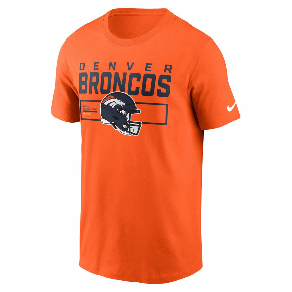Nike Denver Broncos Primetime Helmet Essential T-Shirt Orange