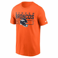 Nike Denver Broncos Primetime Helmet Essential T-Shirt Orange