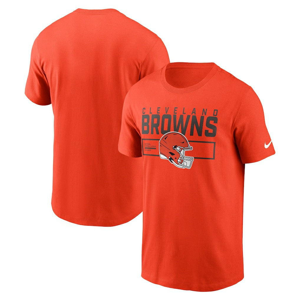 Nike Cleveland Browns Primetime Helmet Essential T-Shirt Orange