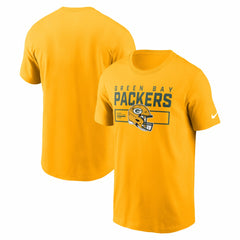 Nike Green Bay Packers Primetime Helmet Essential T-Shirt Gold