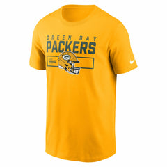 Nike Green Bay Packers Primetime Helmet Essential T-Shirt Gold