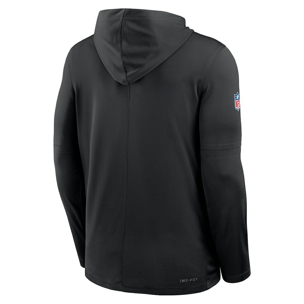 Nike Cincinnati Bengals Big & Tall Sideline Dri-FIT Long Sleeve Hoodie T-Shirt Black