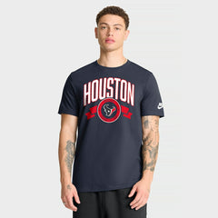 Nike Houston Texans Rewind Front and Back Hit Essential T-Shirt Navy