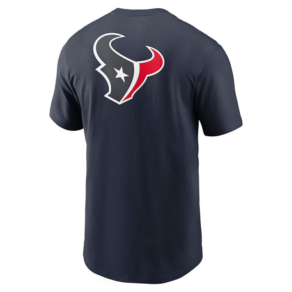 Nike Houston Texans Rewind Front and Back Hit Essential T-Shirt Navy