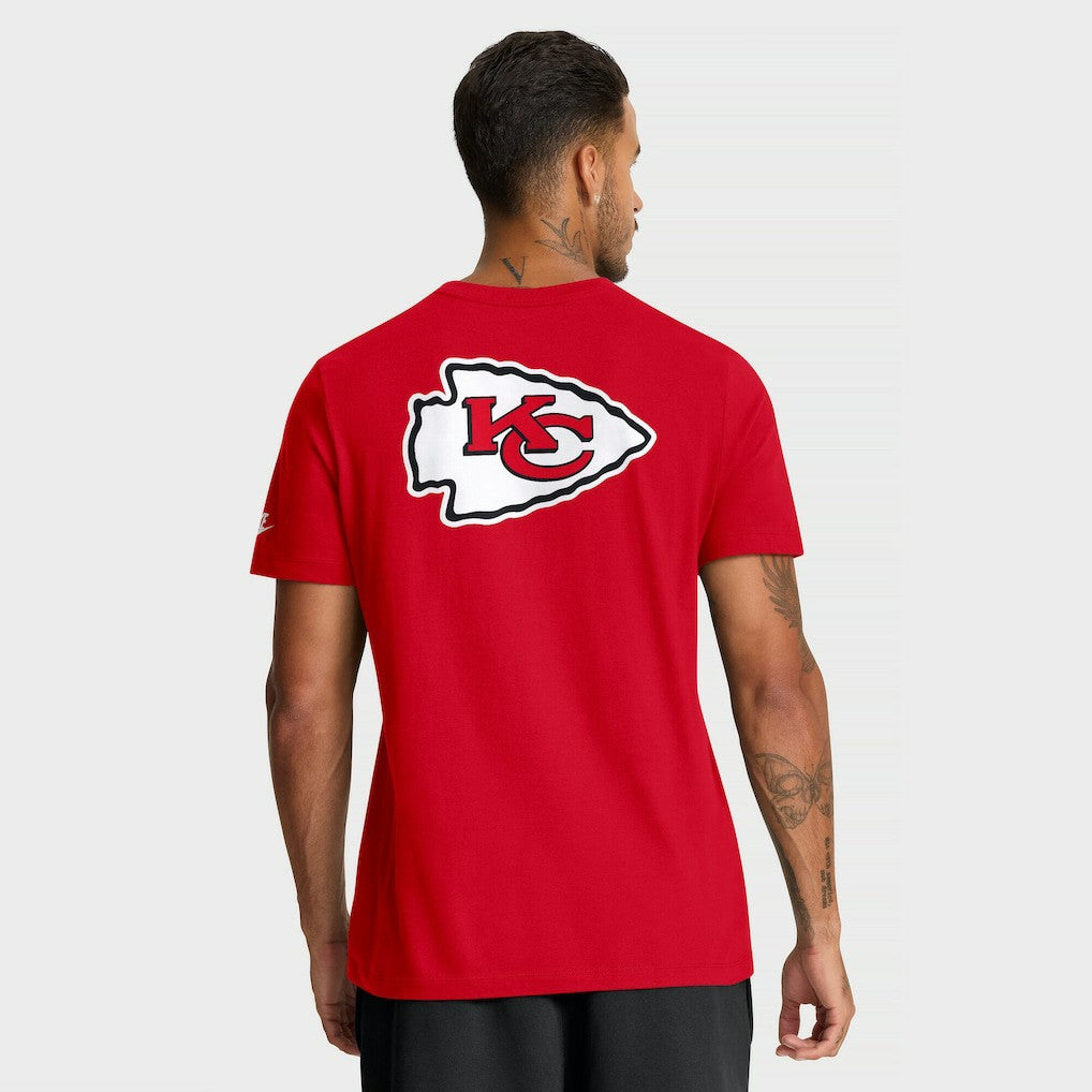 Nike Kansas City Chiefs Rewind Front and Back Hit Essential T-Shirt Red