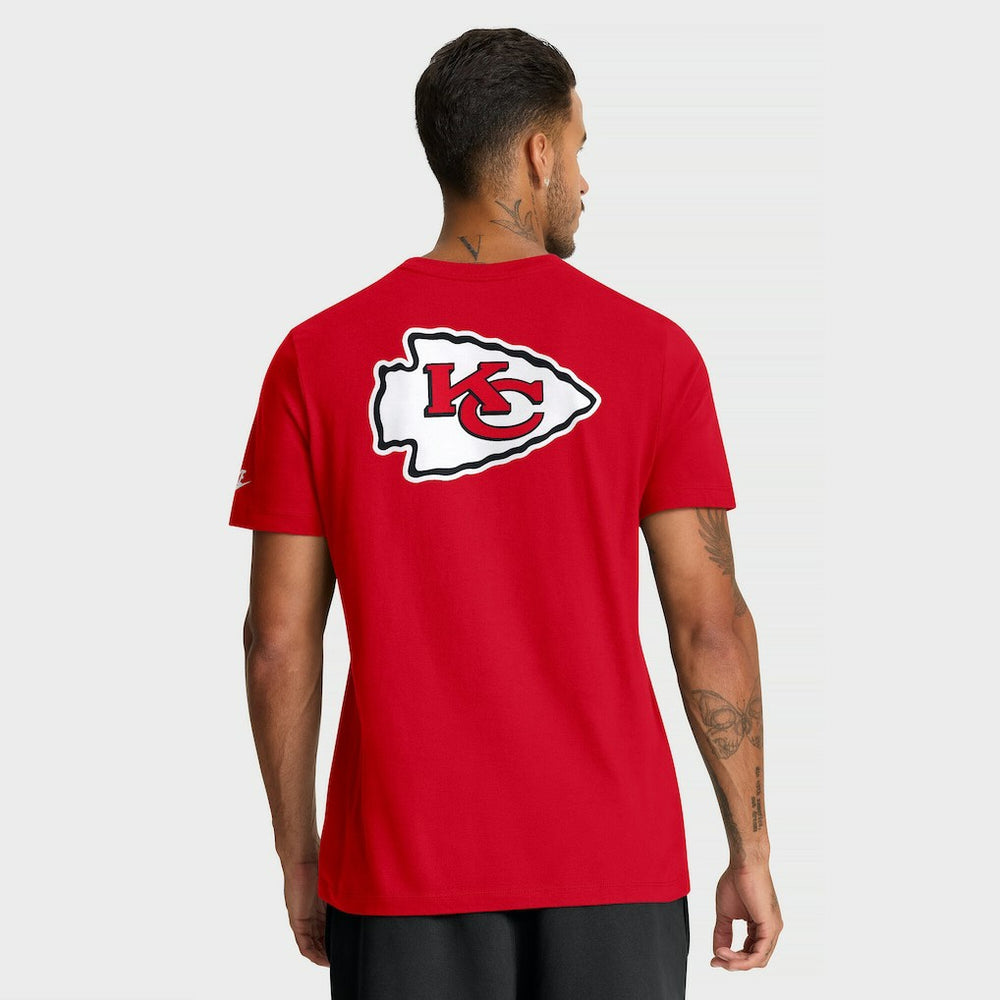 Nike Kansas City Chiefs Rewind Front and Back Hit Essential T-Shirt Red