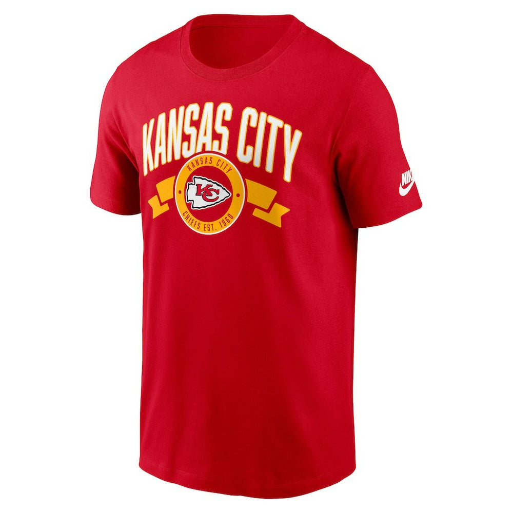 Nike Kansas City Chiefs Rewind Front and Back Hit Essential T-Shirt Red