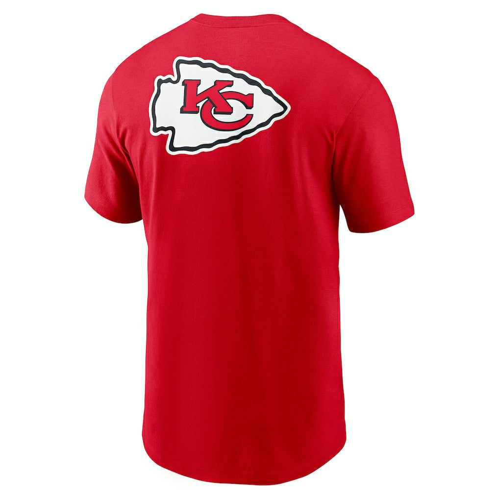 Nike Kansas City Chiefs Rewind Front and Back Hit Essential T-Shirt Red