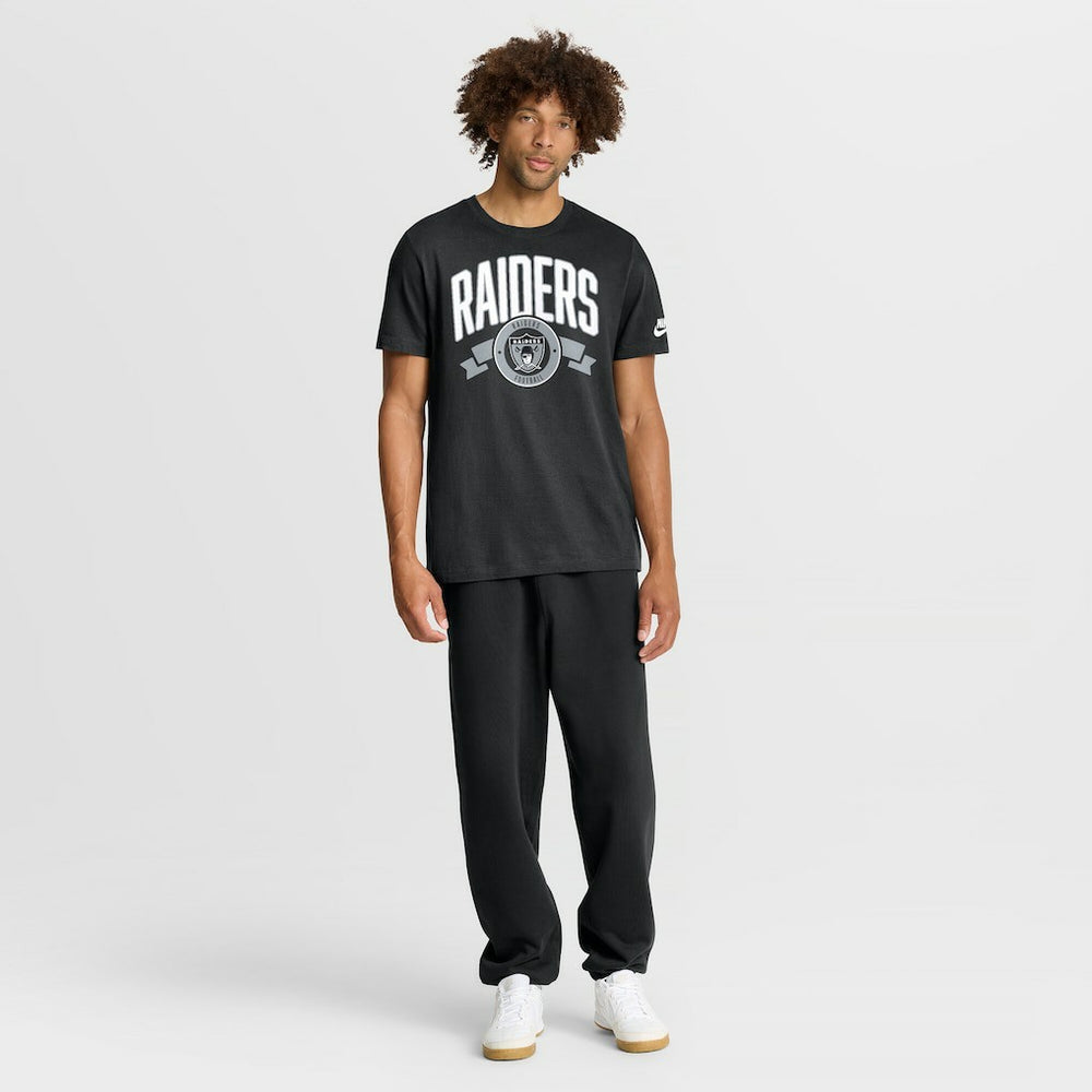 Nike Las Vegas Raiders Rewind Front and Back Hit Essential T-Shirt Black