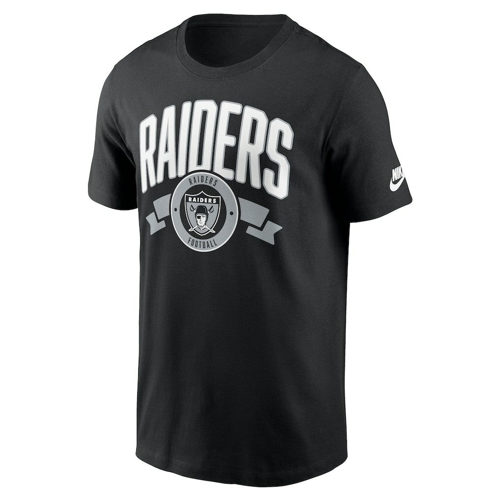Nike Las Vegas Raiders Rewind Front and Back Hit Essential T-Shirt Black