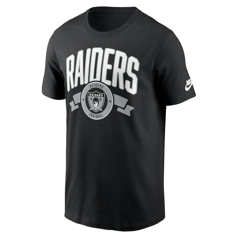 Nike Las Vegas Raiders Rewind Front and Back Hit Essential T-Shirt Black