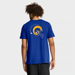 Nike Los Angeles Rams Rewind Front and Back Hit Essential T-Shirt Royal