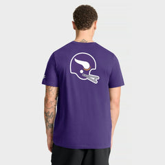 Nike Minnesota Vikings Rewind Front and Back Hit Essential T-Shirt Purple