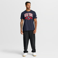 Nike New York Giants Rewind Front and Back Hit Essential T-Shirt Navy