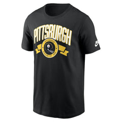 Nike Pittsburgh Steelers Rewind Front and Back Hit Essential T-Shirt Black