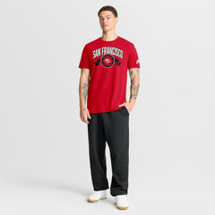 Nike San Francisco 49ers Rewind Front and Back Hit Essential T-Shirt Scarlet