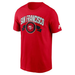 Nike San Francisco 49ers Rewind Front and Back Hit Essential T-Shirt Scarlet