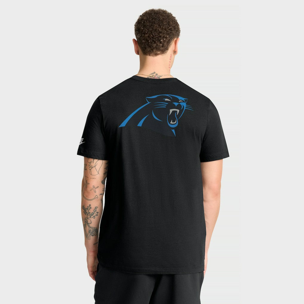 Nike Carolina Panthers Rewind Front and Back Hit Essential T-Shirt Black