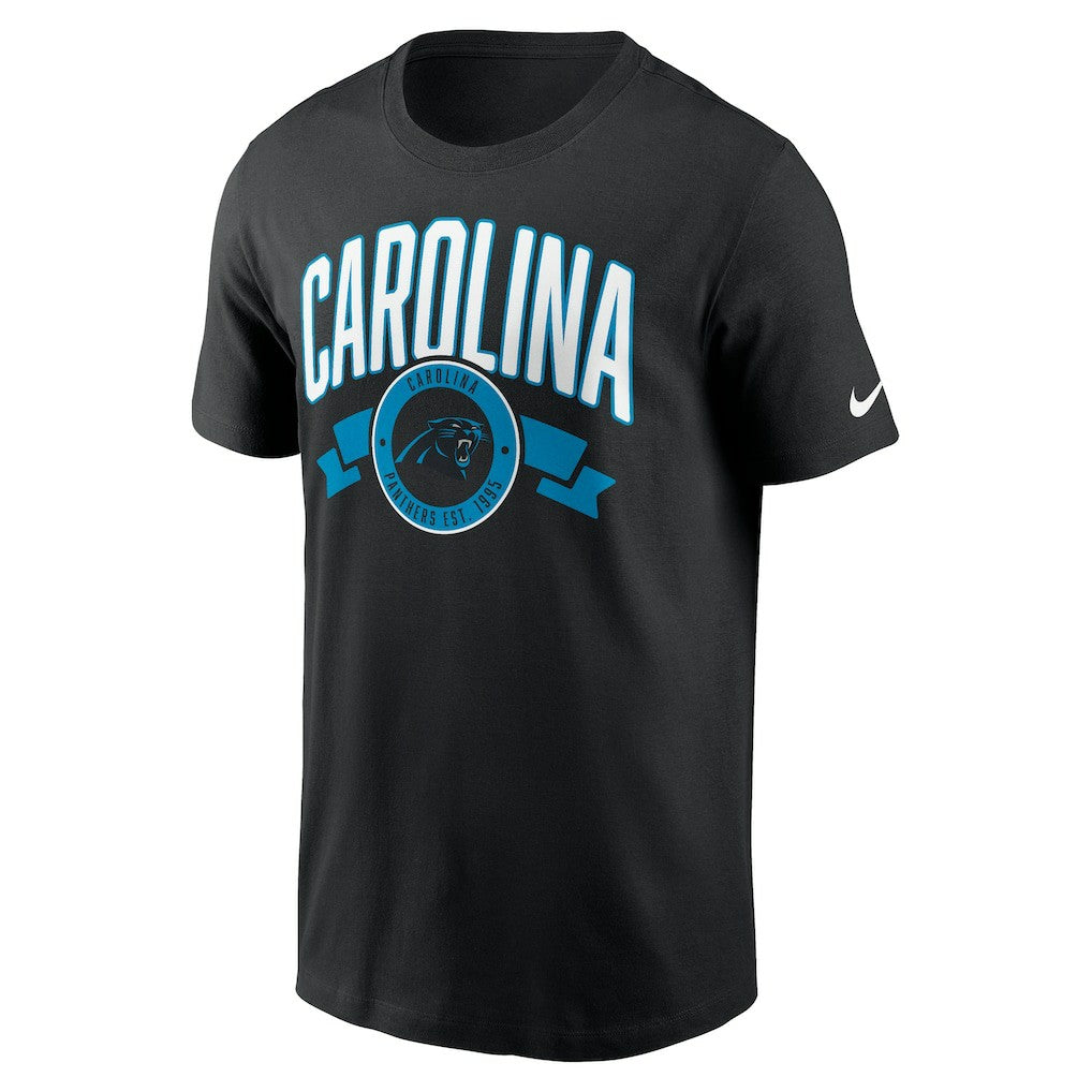 Nike Carolina Panthers Rewind Front and Back Hit Essential T-Shirt Black