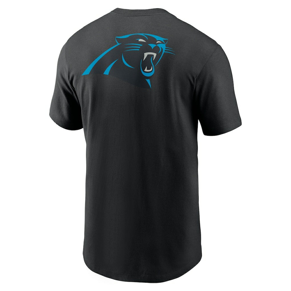 Nike Carolina Panthers Rewind Front and Back Hit Essential T-Shirt Black