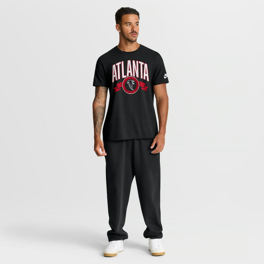 Nike Atlanta Falcons Rewind Front and Back Hit Essential T-Shirt Black