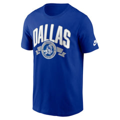 Nike Dallas Cowboys Rewind Front and Back Hit Essential T-Shirt Royal