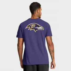 Nike Baltimore Ravens Rewind Front and Back Hit Essential T-Shirt Purple