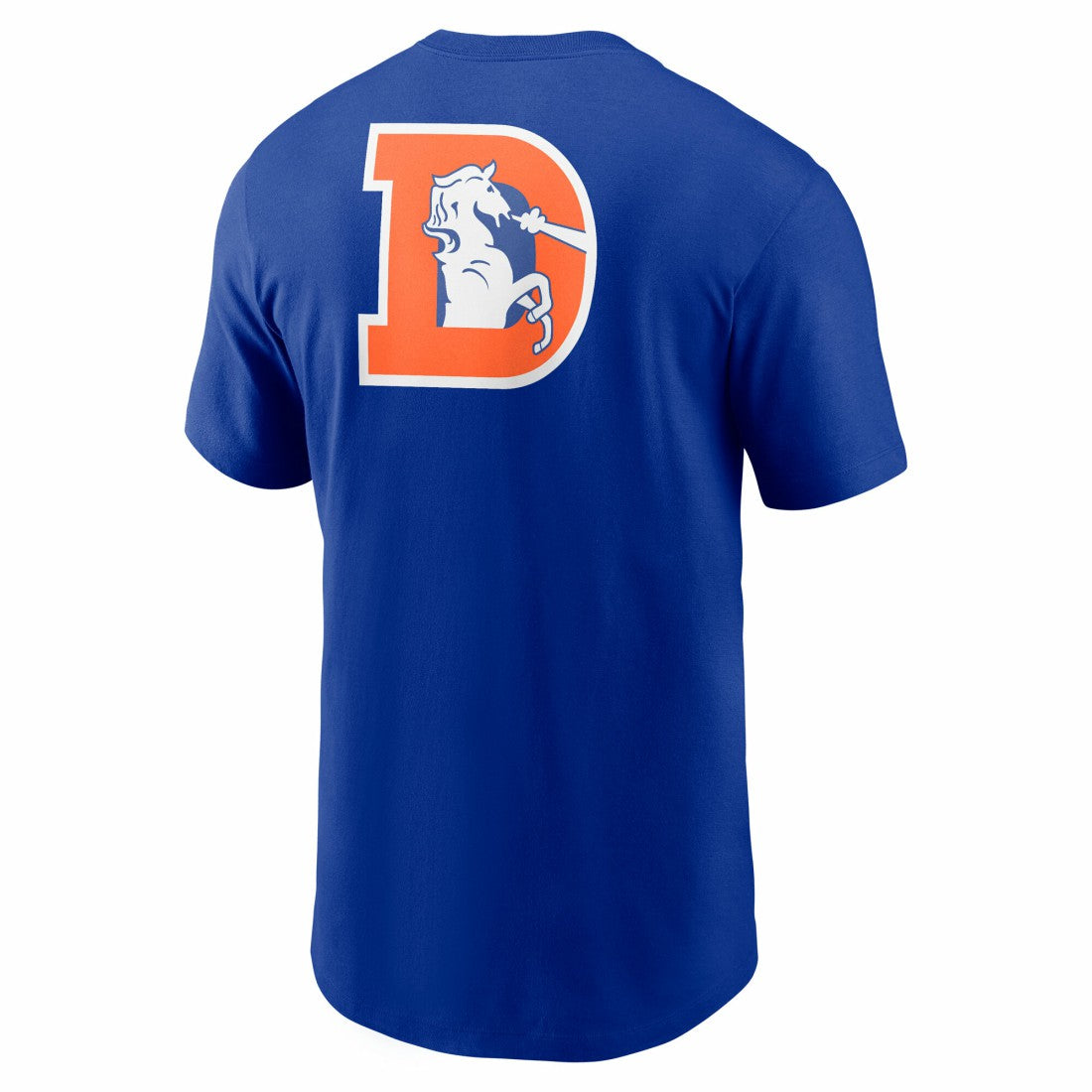 Nike Denver Broncos Rewind Front and Back Hit Essential T-Shirt Royal