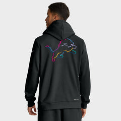 Nike Detroit Lions Tall 2025 NFL Crucial Catch Sideline Standard Issue Dri-FIT Hoodie Black