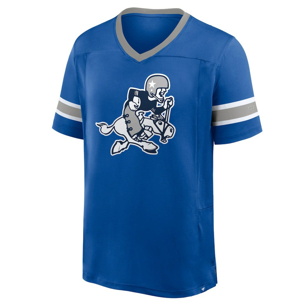 Fanatics Dallas Cowboys Hometown Premium Hashmark V-Neck T-Shirt Royal