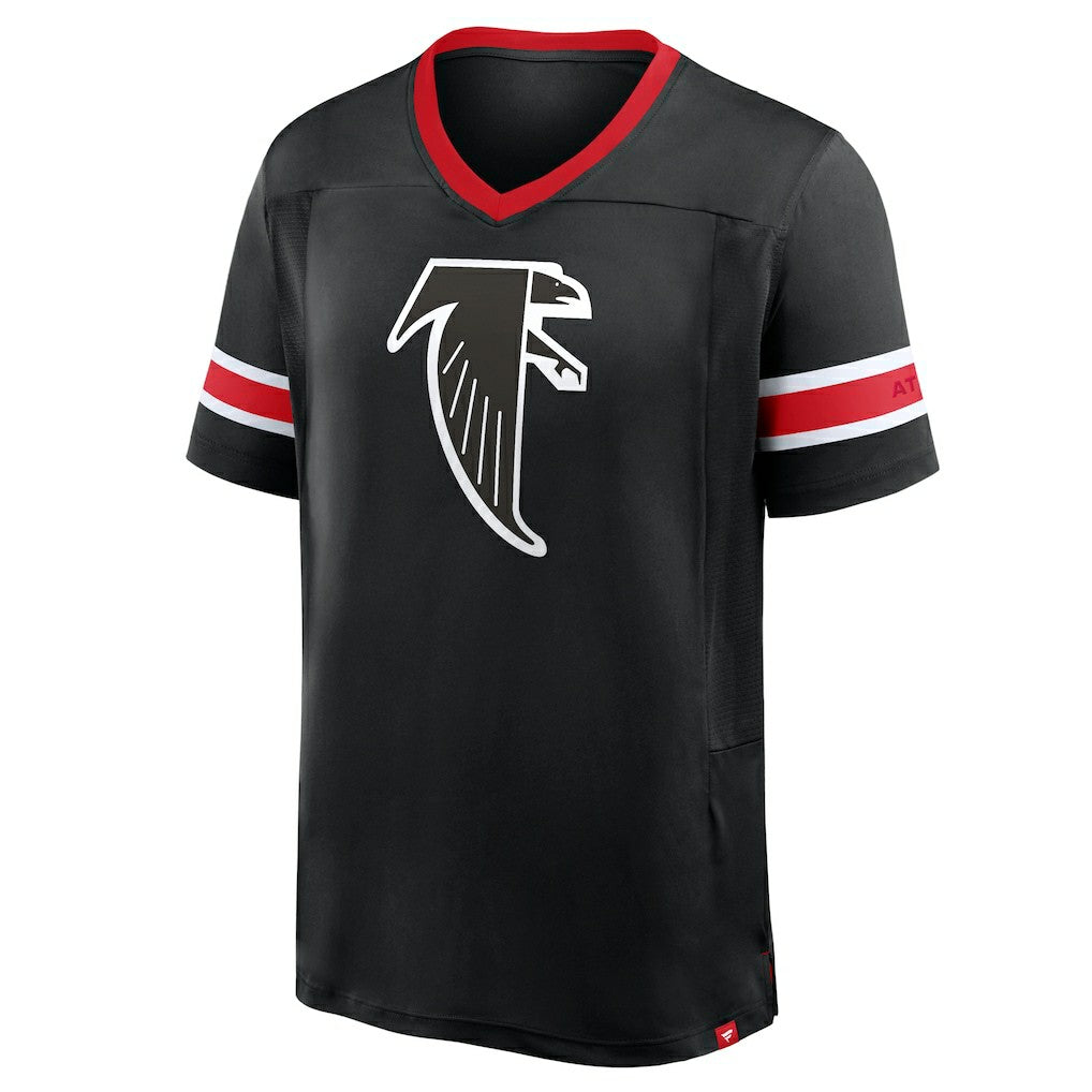 Fanatics Atlanta Falcons Hometown Premium Hashmark V-Neck T-Shirt Black