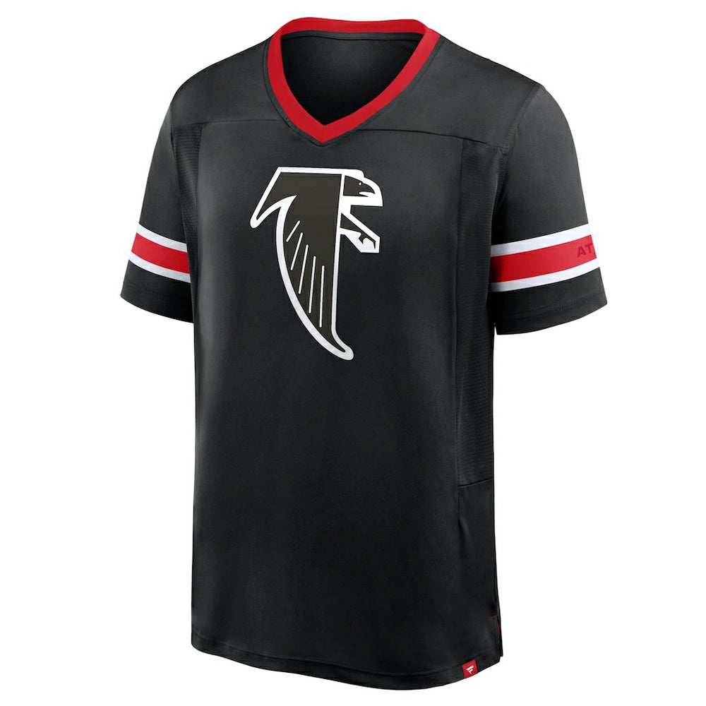 Fanatics Atlanta Falcons Hometown Premium Hashmark V-Neck T-Shirt Black