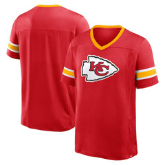 Fanatics Kansas City Chiefs Hometown Premium Hashmark V-Neck T-Shirt Red