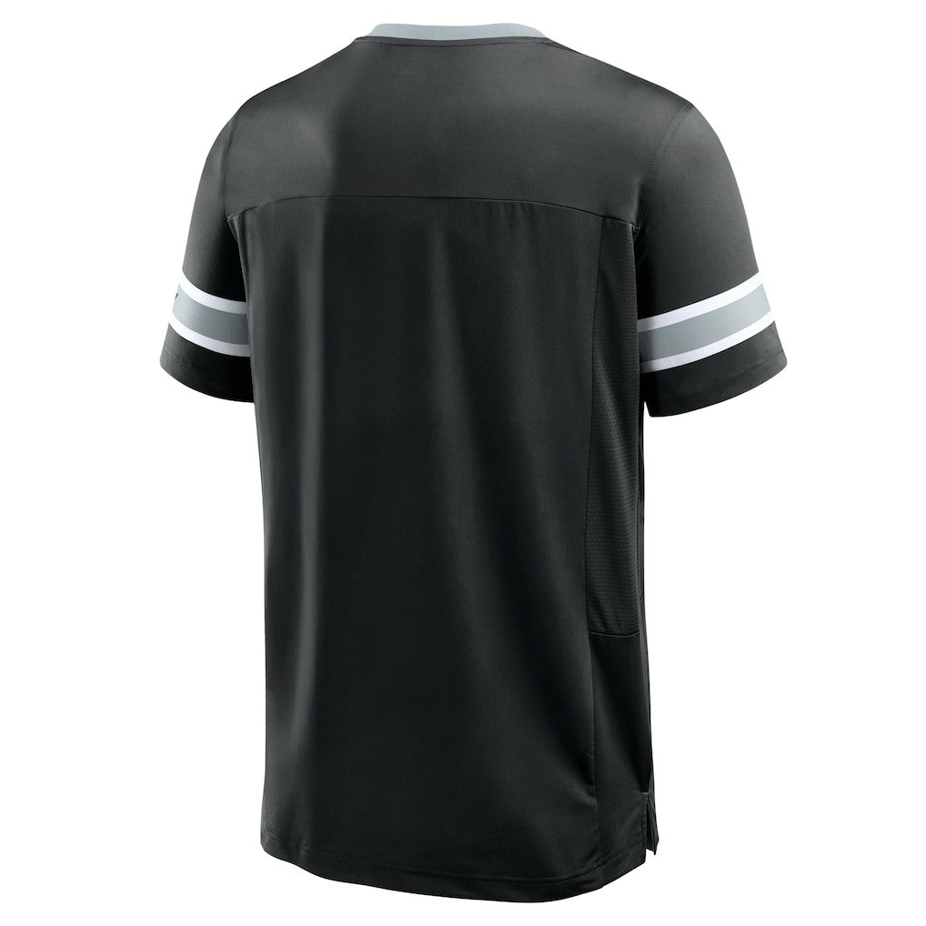 Fanatics Las Vegas Raiders Hometown Premium Hashmark V-Neck T-Shirt Black