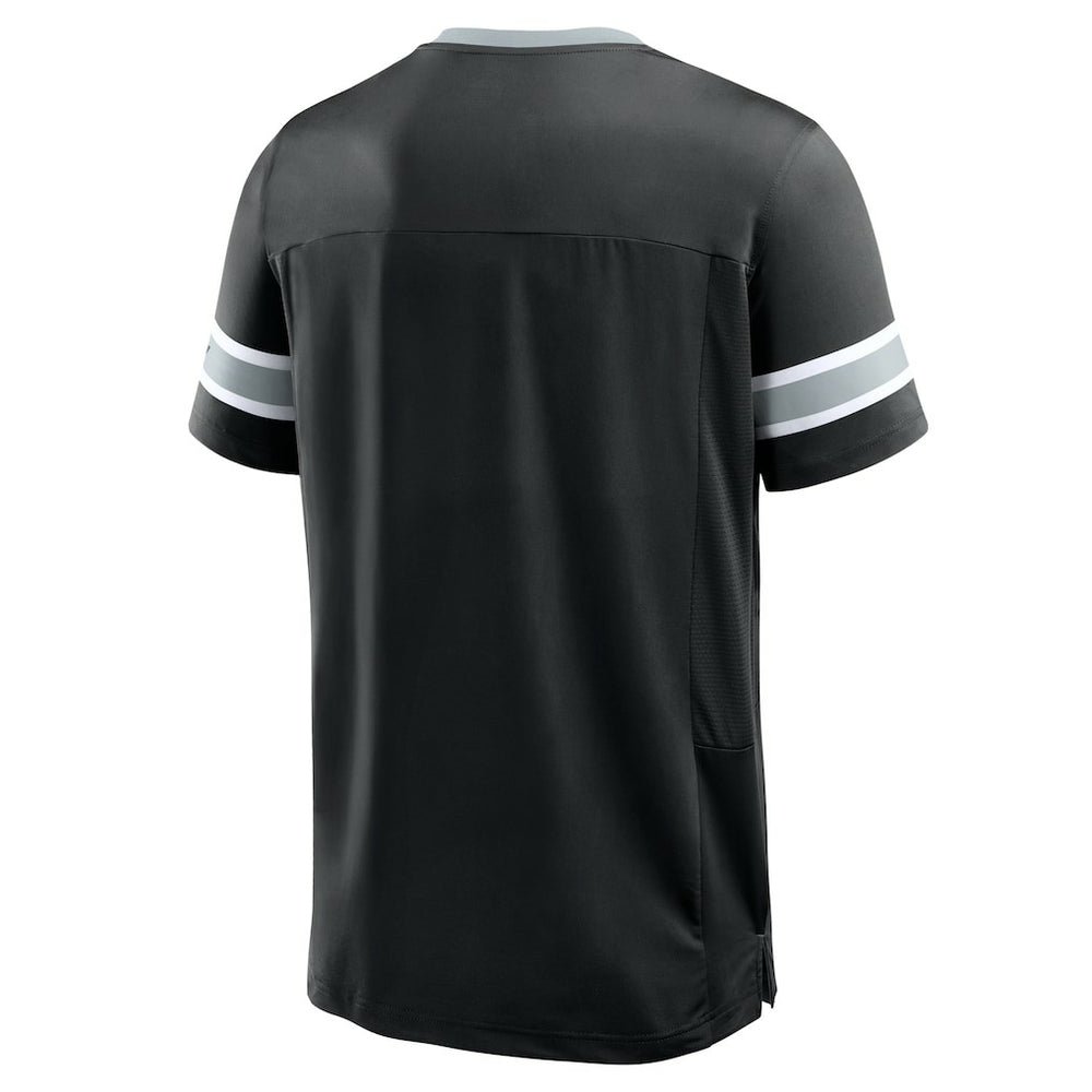 Fanatics Las Vegas Raiders Hometown Premium Hashmark V-Neck T-Shirt Black