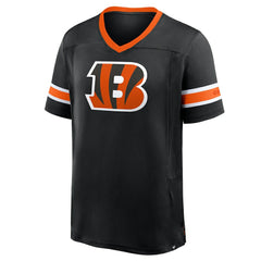 Fanatics Cincinnati Bengals Hometown Premium Hashmark V-Neck T-Shirt Black