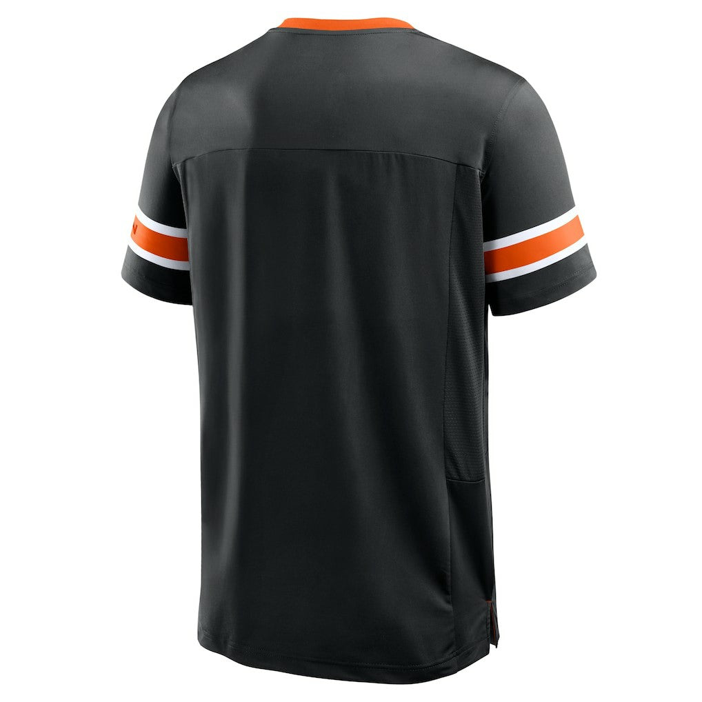 Fanatics Cincinnati Bengals Hometown Premium Hashmark V-Neck T-Shirt Black