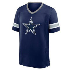 Fanatics Dallas Cowboys Hometown Premium Hashmark V-Neck T-Shirt Navy