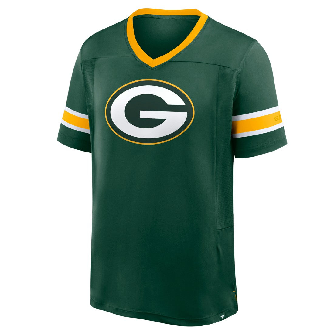 Fanatics Green Bay Packers Hometown Premium Hashmark V-Neck T-Shirt Green