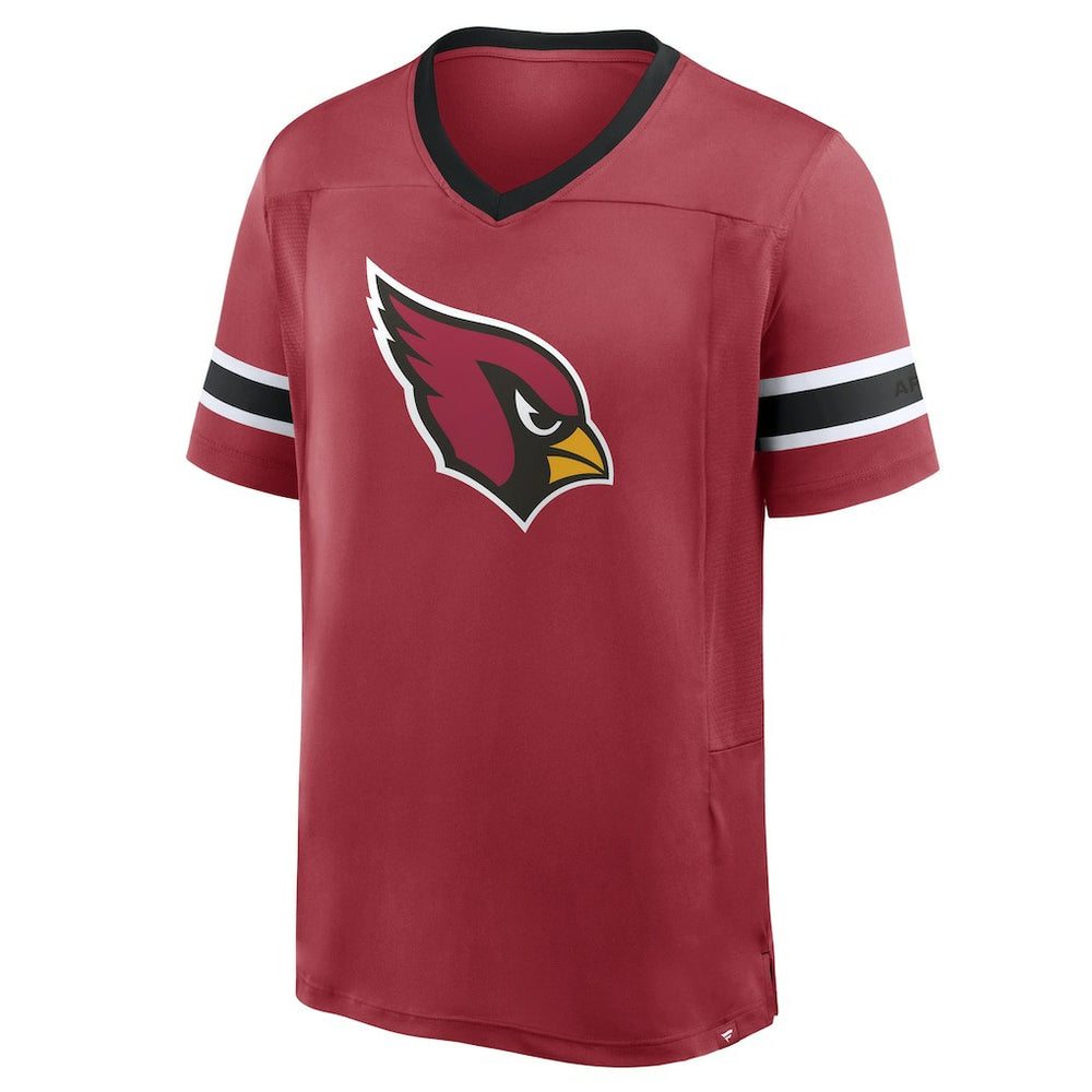 Fanatics Arizona Cardinals Hometown Premium Hashmark V-Neck T-Shirt Cardinal