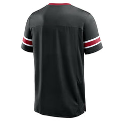 Fanatics Atlanta Falcons Hometown Premium Hashmark V-Neck T-Shirt Black