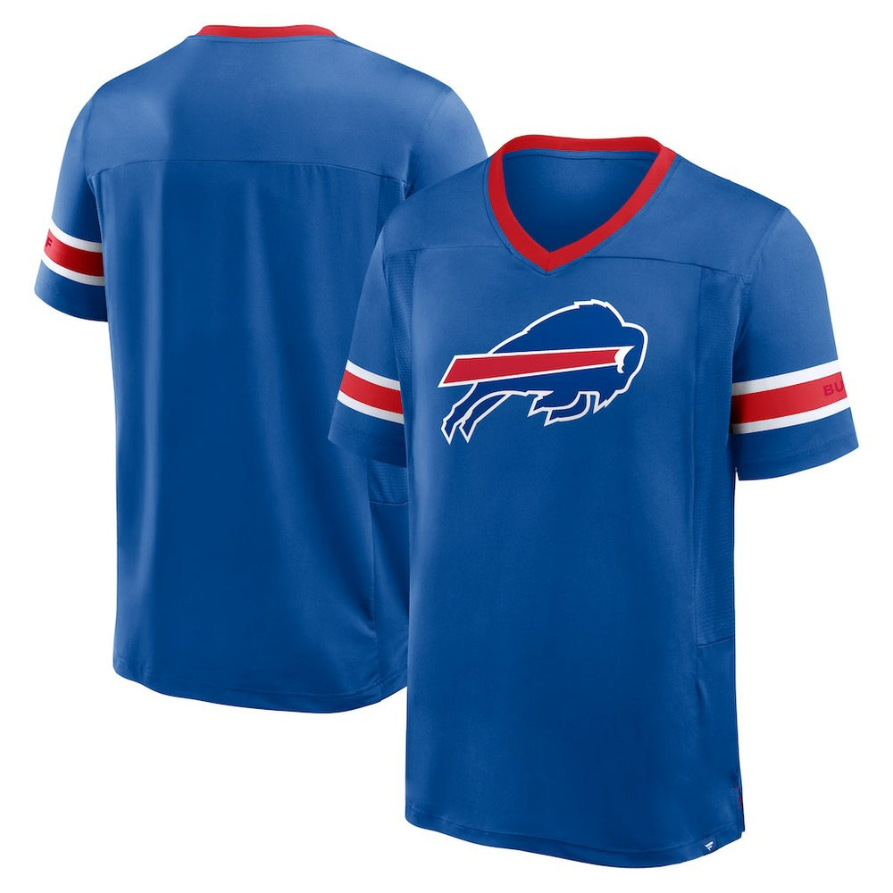 Fanatics Buffalo Bills Hometown Premium Hashmark V-Neck T-Shirt Royal