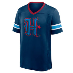 Fanatics Houston Texans Redzone Hashmark V-Neck T-Shirt Navy