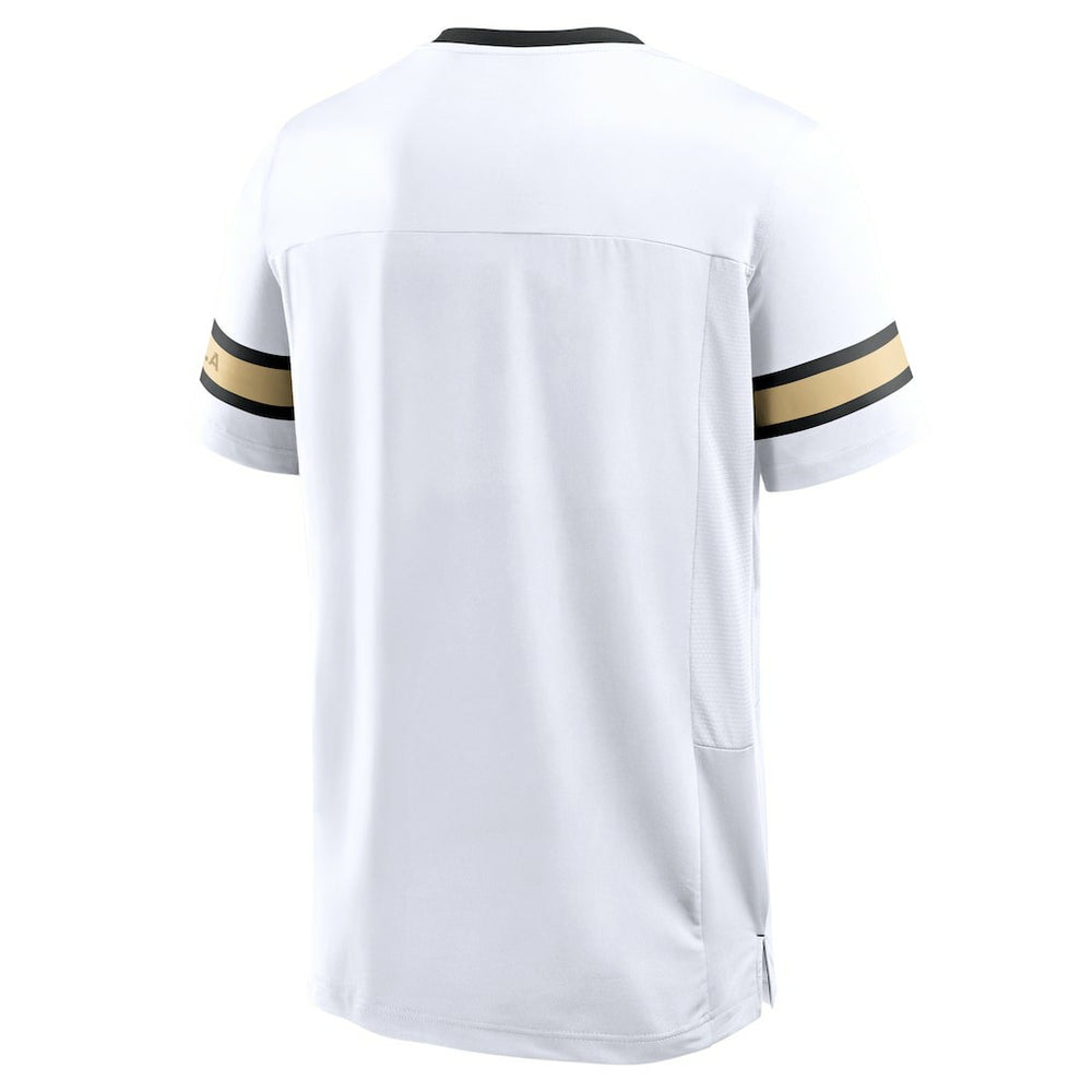 Fanatics New Orleans Saints Redzone Hashmark V-Neck T-Shirt White