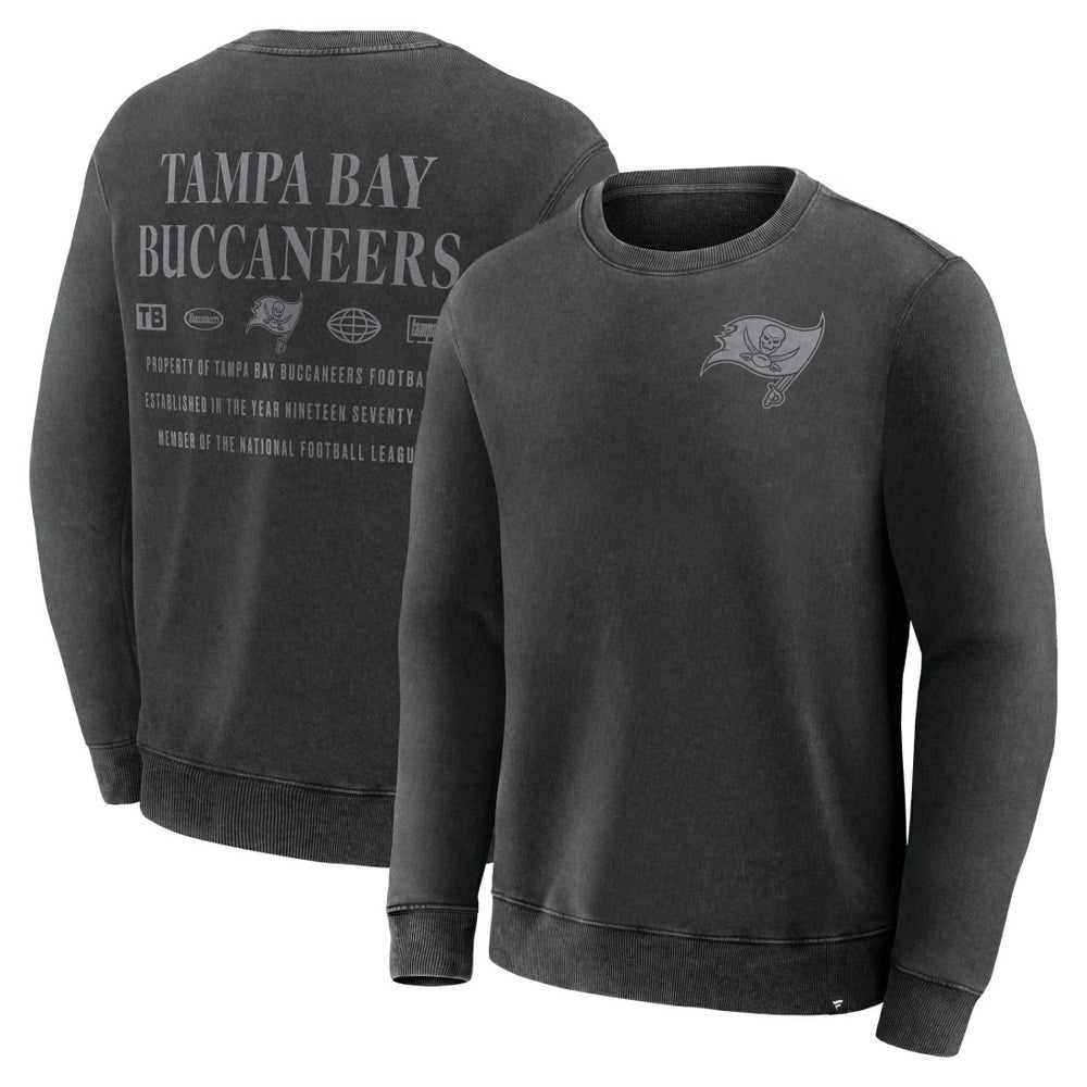 Fanatics Tampa Bay Buccaneers Deep Route Pullover Sweatshirt Black