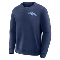 Fanatics Denver Broncos Deep Route Pullover Sweatshirt Navy