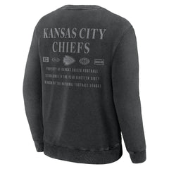 Fanatics Kansas City Chiefs Deep Route Pullover Sweatshirt Black