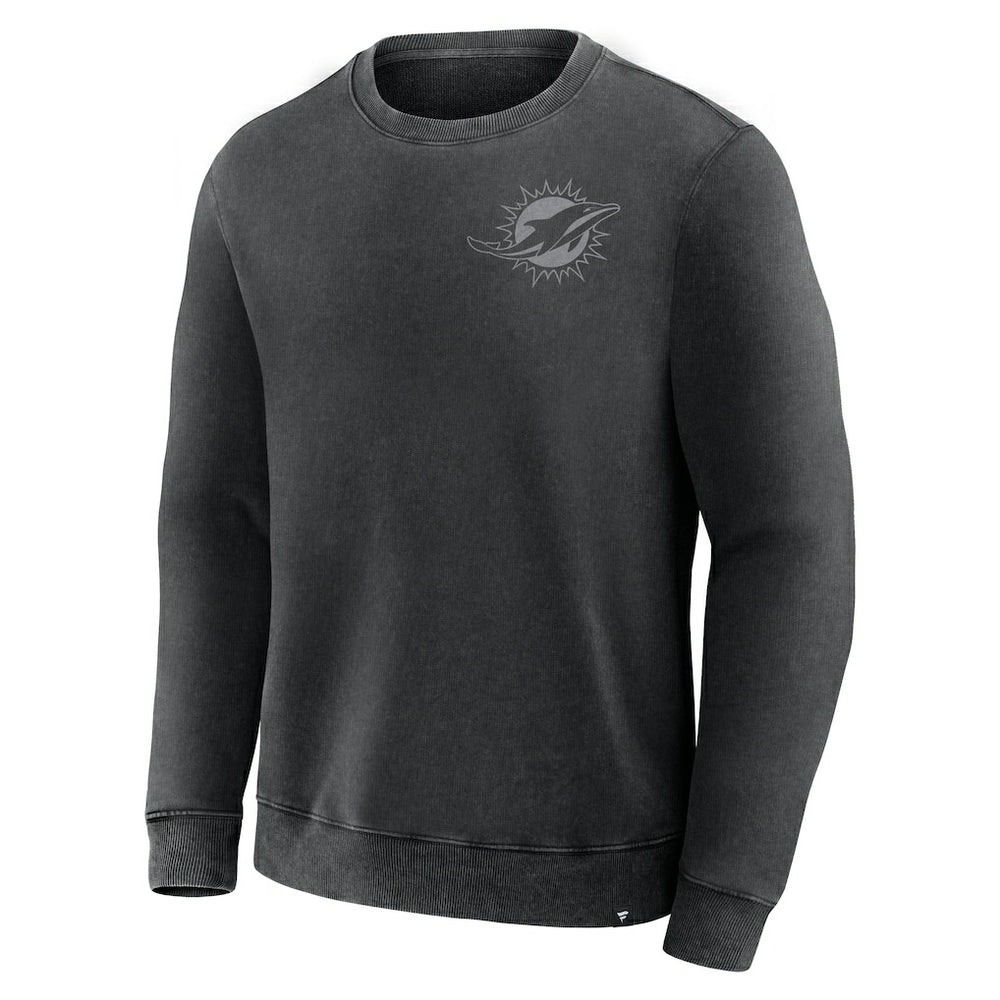 Fanatics Miami Dolphins Deep Route Pullover Sweatshirt Black