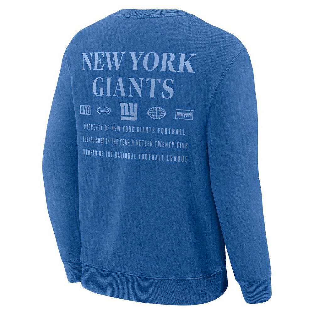 Fanatics New York Giants Deep Route Pullover Sweatshirt Royal