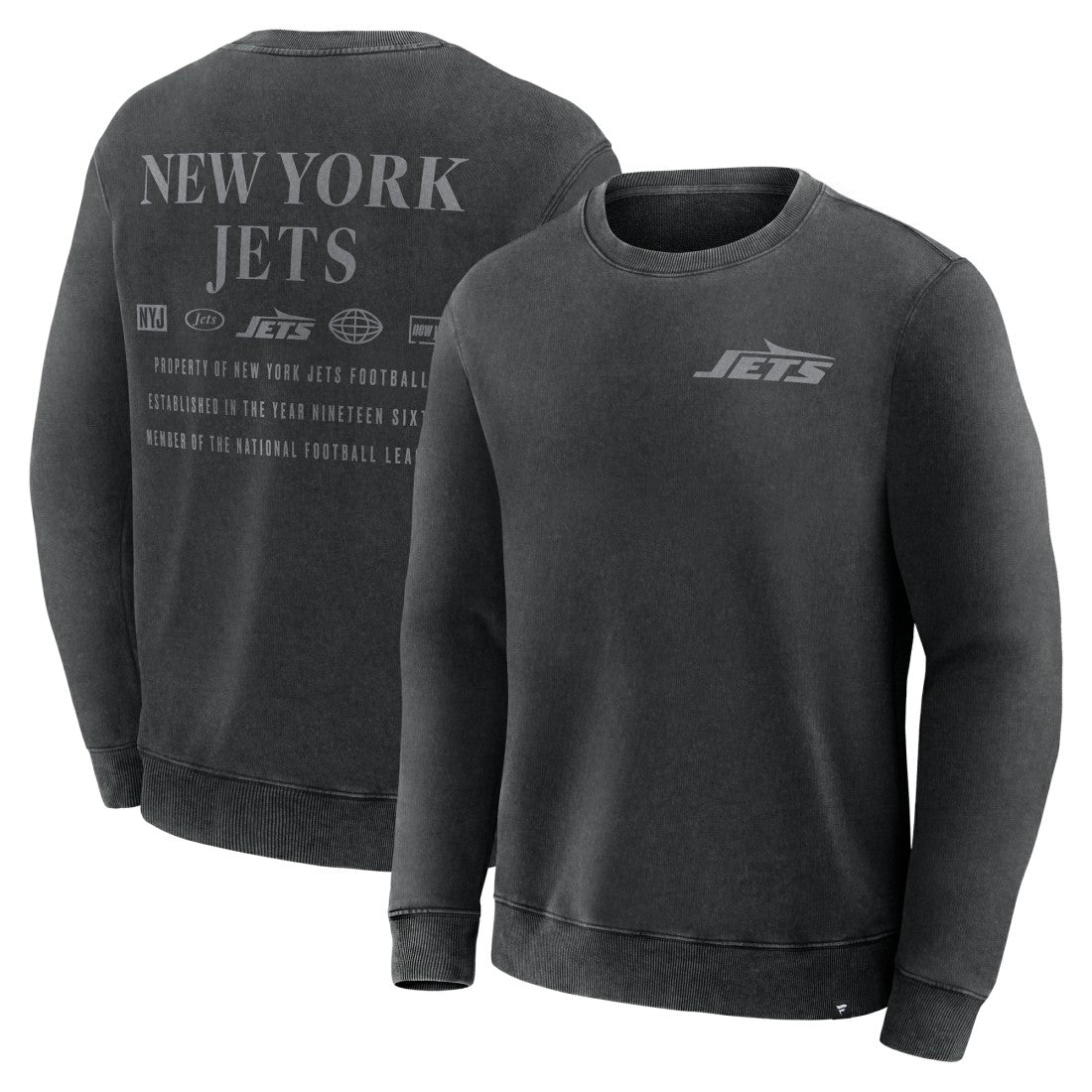 Fanatics New York Jets Deep Route Pullover Sweatshirt Black
